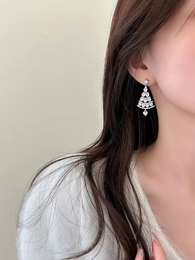 Wholesale  Retro Fairy Flower Bow Earrings