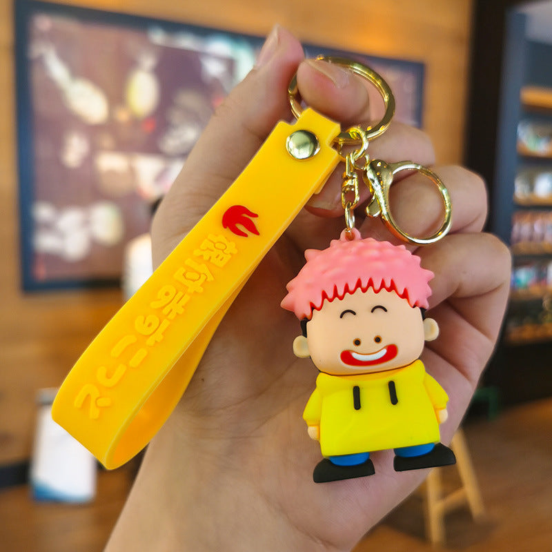 Wholesale Cartoon PVC Soft Keychain Cute Keychain ACC-KC-DingMing002