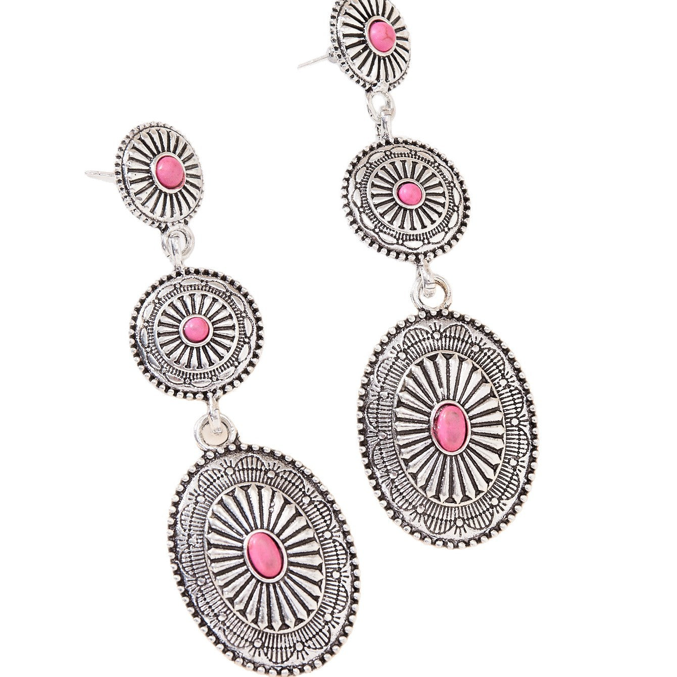 Wholesale Vintage Long Drop Earrings Retro Western Ethnic Style Jewelry Accessory Everyday Wear