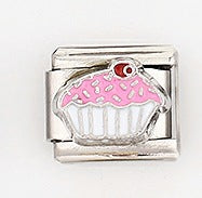 Wholesale Italian Style Modular Hamburger Charm Bracelet Stainless Steel Electroplated Unisex Gift