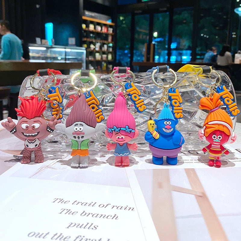 Wholesale Cartoon PVC Soft Glue Cute Keychain ACC-KC-XinShu019