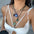 Wholesale Jewelry Vintage Beaded Necklace Devil's Eye Turquoise Pendant Clavicle Chain