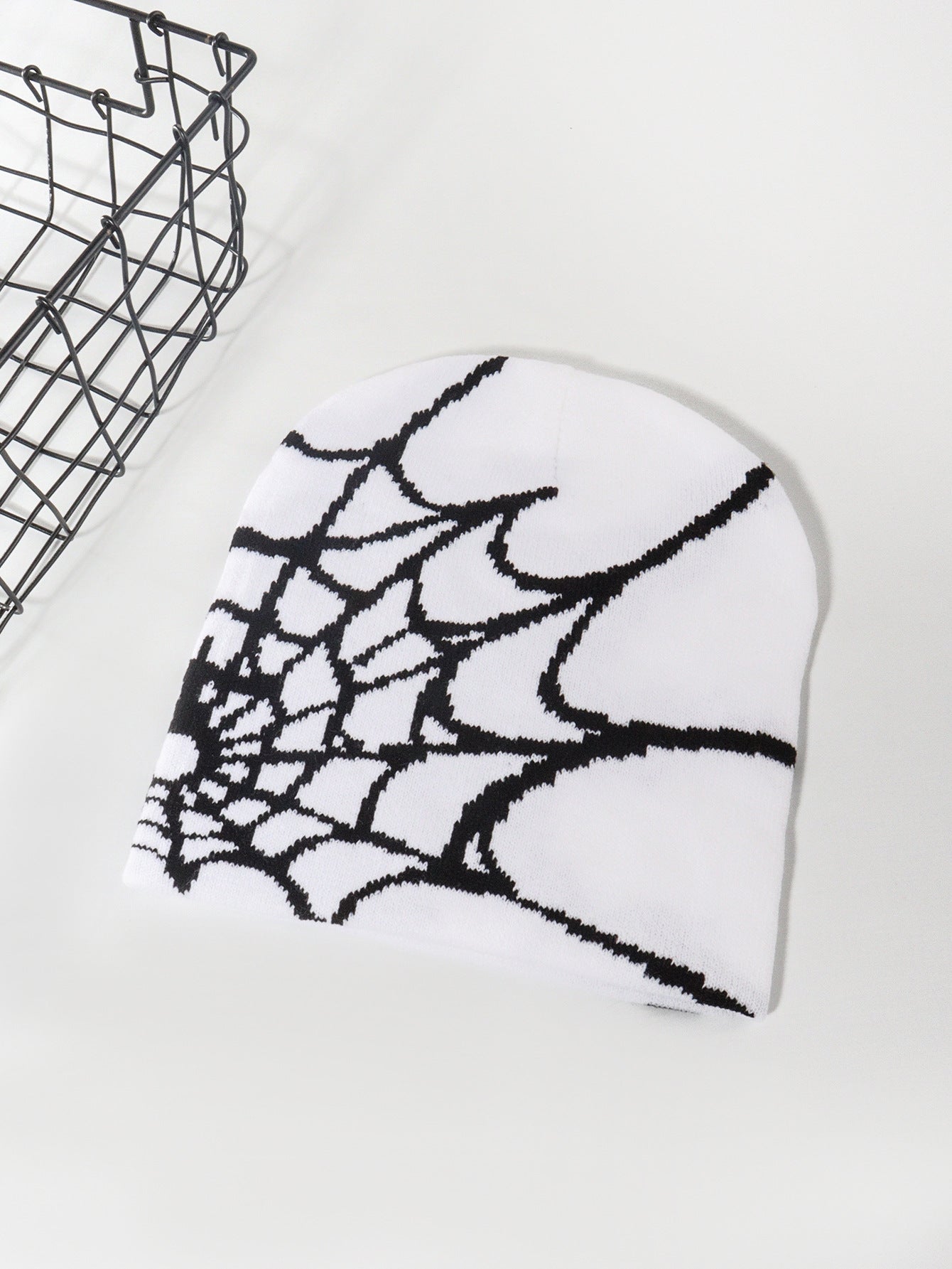 Wholesale  spider web knitted hat beanie