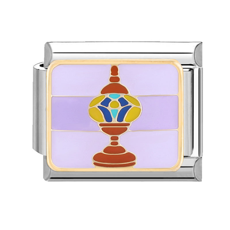 Wholesale Italian Charm Bracelet 9mm DIY Splicing Cute Cartoon Titanium Steel Composable Bracelet