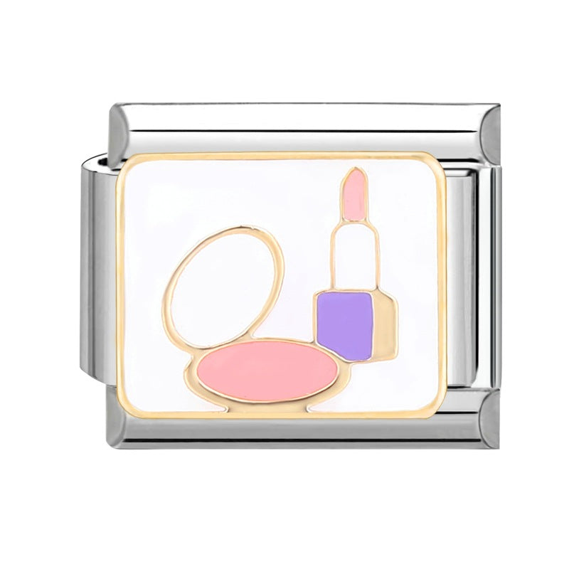 Großhandel italienisches Charmearmband 9mm DIY Spleißen süßer kreativer Anhänger Titanium Stahl komponierbares Armband