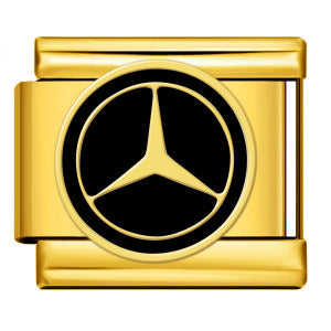 Wholesale Italian Charm Bracelet 9mm DIY Car Logo Series   Creative Stainless Steel Composable Bracelet