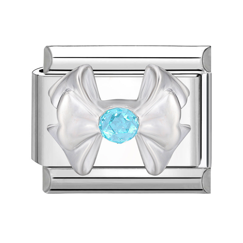 Wholesale Italian Charm Bracelet 9mm DIY Splicing Cute Creative Stainless Steel Composable Bracelet