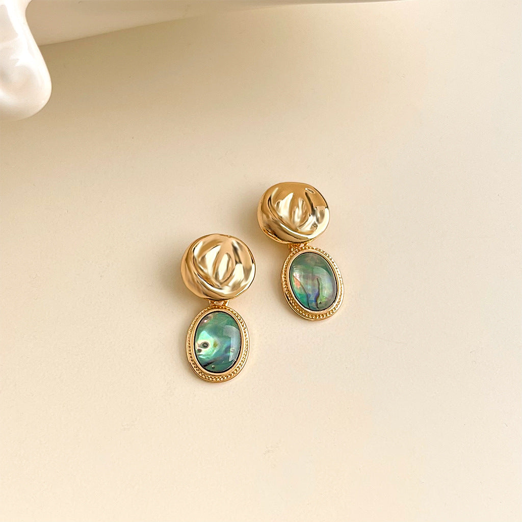 Wholesale Hand-made natural fritillary earrings