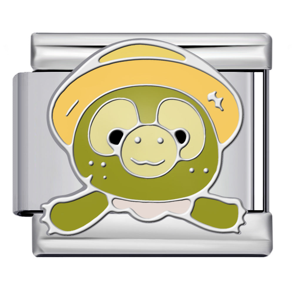 Wholesale  Italian ModuleTitanium Steel Cute Cartoon Series DIY  Bracelet