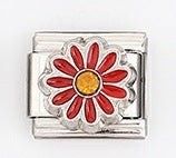 Wholesale Italian Style Flower Modular Bracelet Stainless Steel Fashion Accessory For Gift And Resale