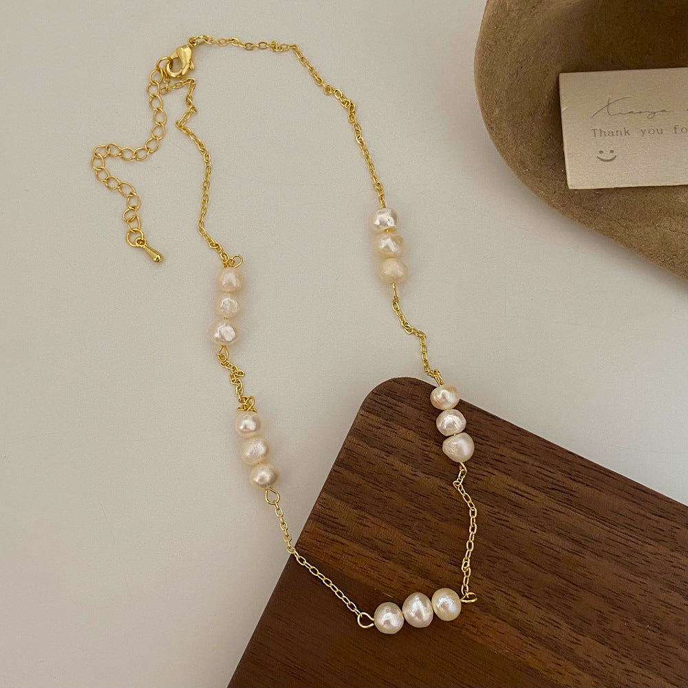 Wholesale  natural freshwater pearl pendant necklace