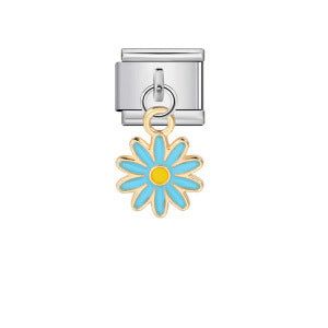 Wholesale Italian modular  Stainless steel gold-plated oil drip DIY bracelet