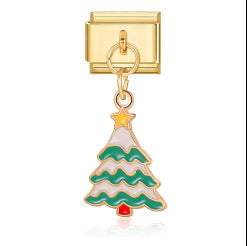 Wholesale Italian Charm Bracelet 9mm DIY Splicing Christmas Stainless Steel Composable Bracelet