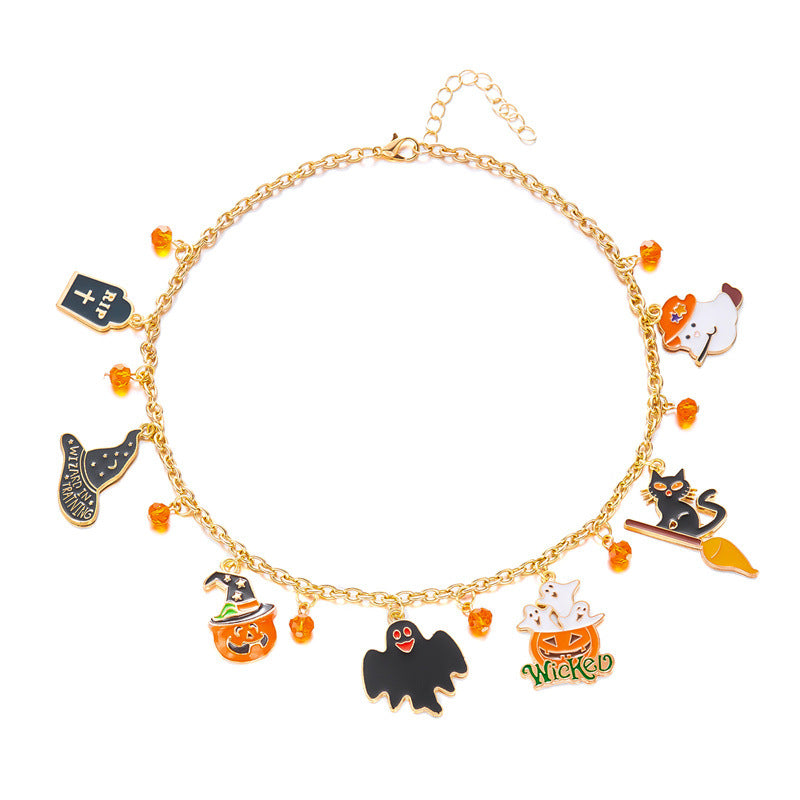 Wholesale  Necklaces Cat Pumpkin Necklaces