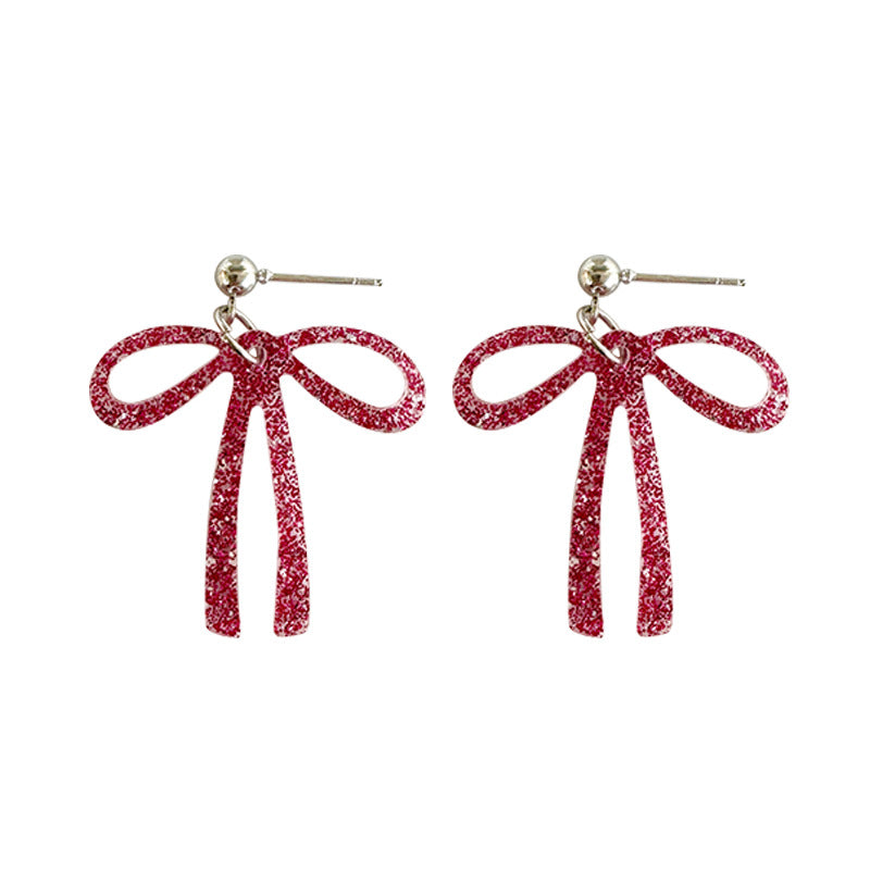Wholesale Acrylic Bowknot Earrings Multicolor Fashion Jewelry for Gift and Everyday Wear