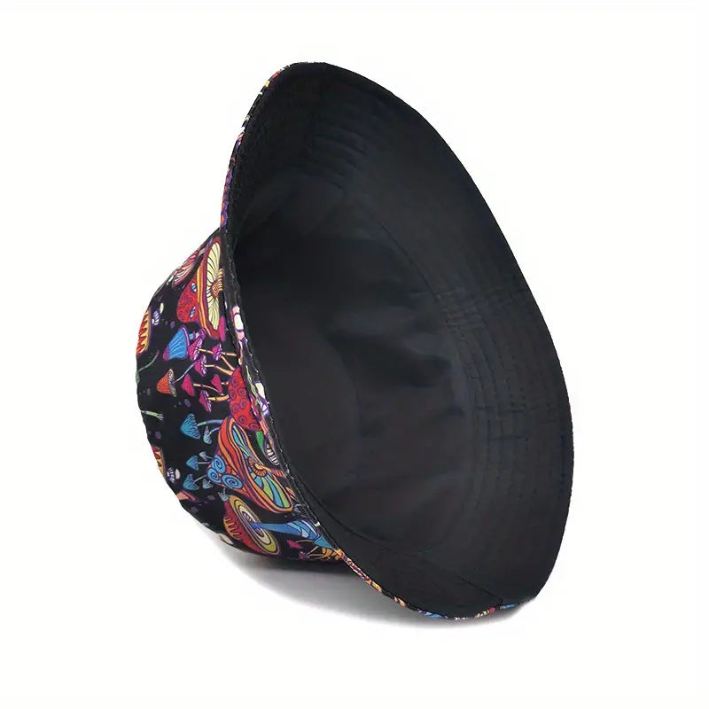 Wholesale Mushroom Pattern Double Sided Sun Hat Bucket Hat ACC-HT-YuXue012