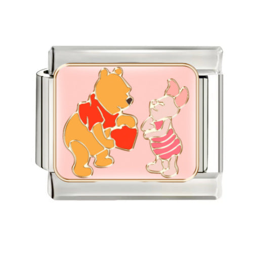 Wholesale 9mm Italian Charm Starter Bracelets DIY square Single Section Creative Stainless Steel Composable Bracelet