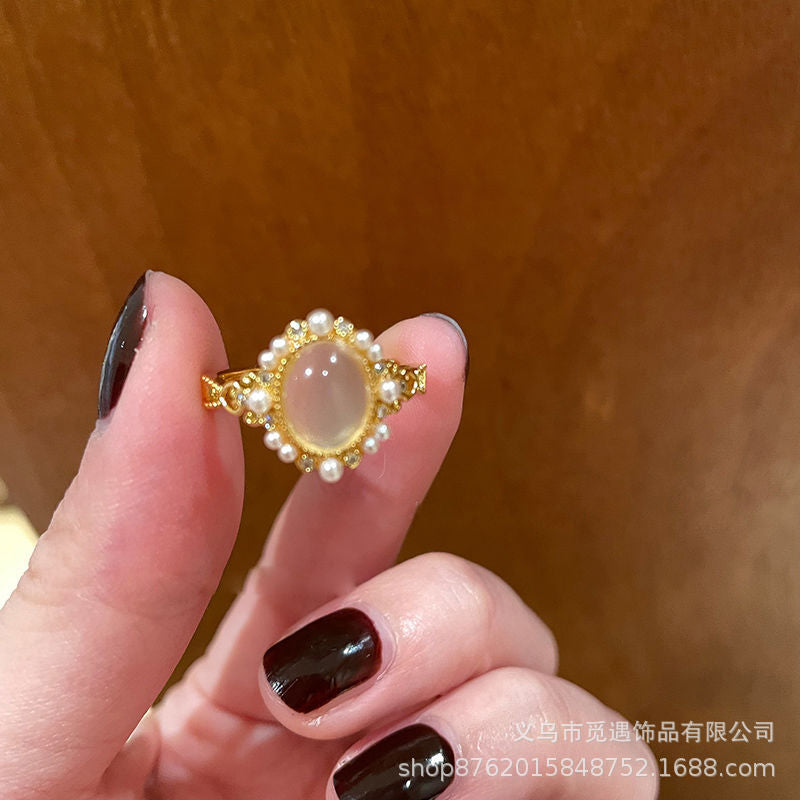 Wholesale Gold Tone Alloy Butterfly Zircon Ring Adjustable Open Ring Chic New Chinese Style Women S Fashion Jewelry Accessory For Everyday Wear And Gifting