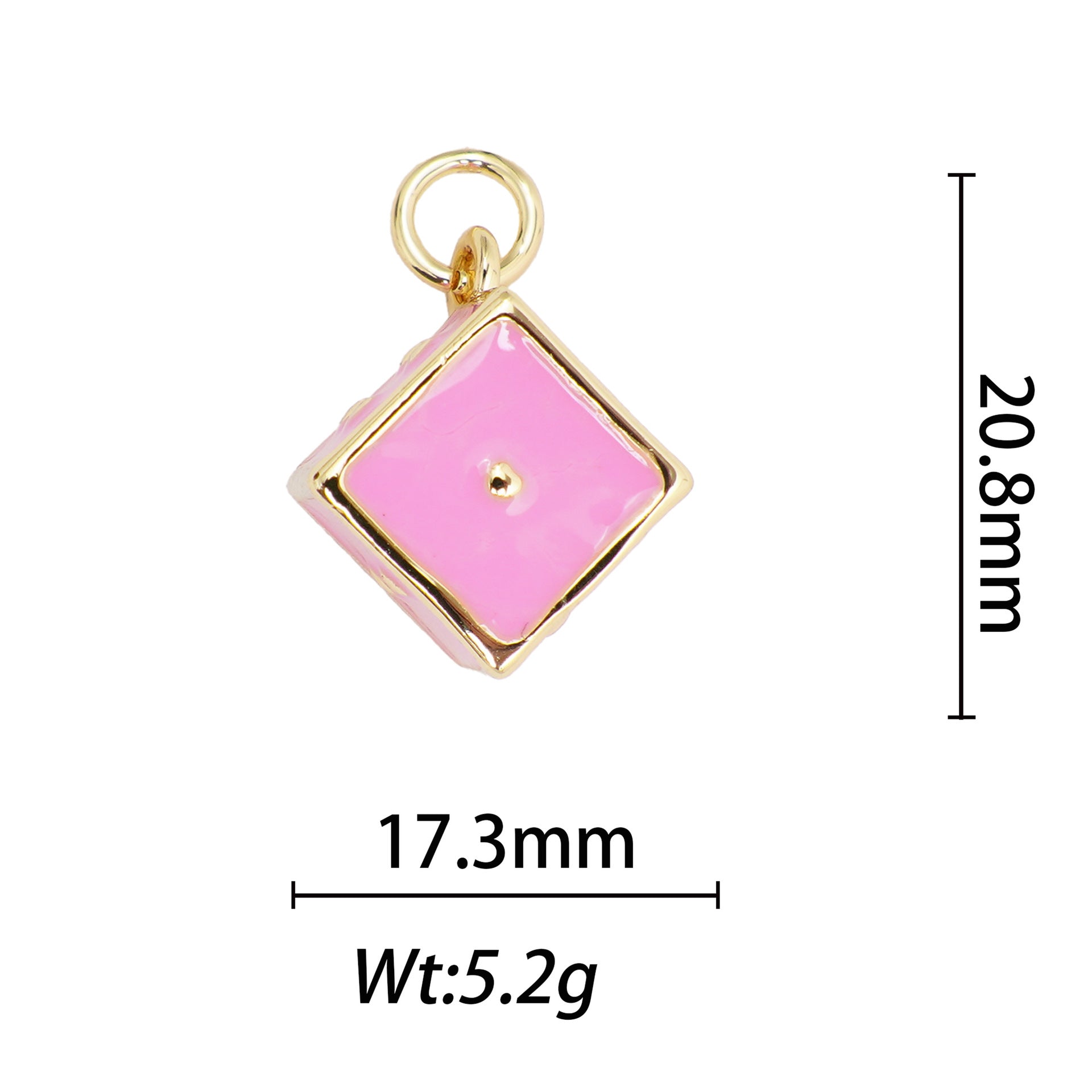Wholesale 10pcs 18k pure gold copper plating ladies necklace pendant