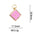 Wholesale 10pcs 18k pure gold copper plating ladies necklace pendant