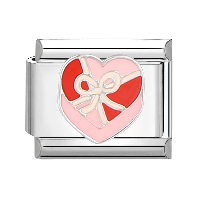 Wholesale Italian Charm Bracelet 9mm DIY Splicing Removable  Stainless Steel Composable Bracelet