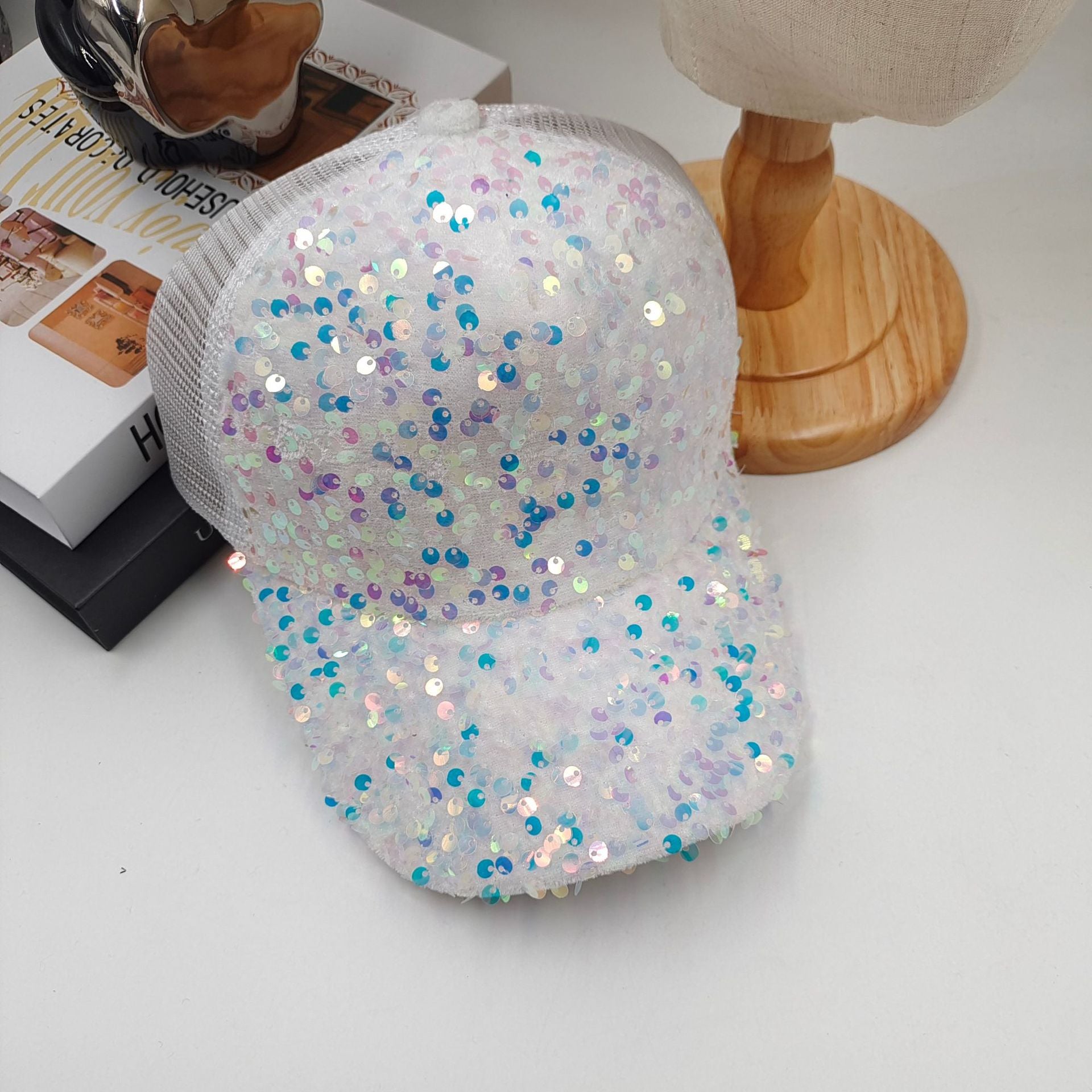 Wholesale Sequin Hat Stage Baseball Cap ACC-HT-Daod004