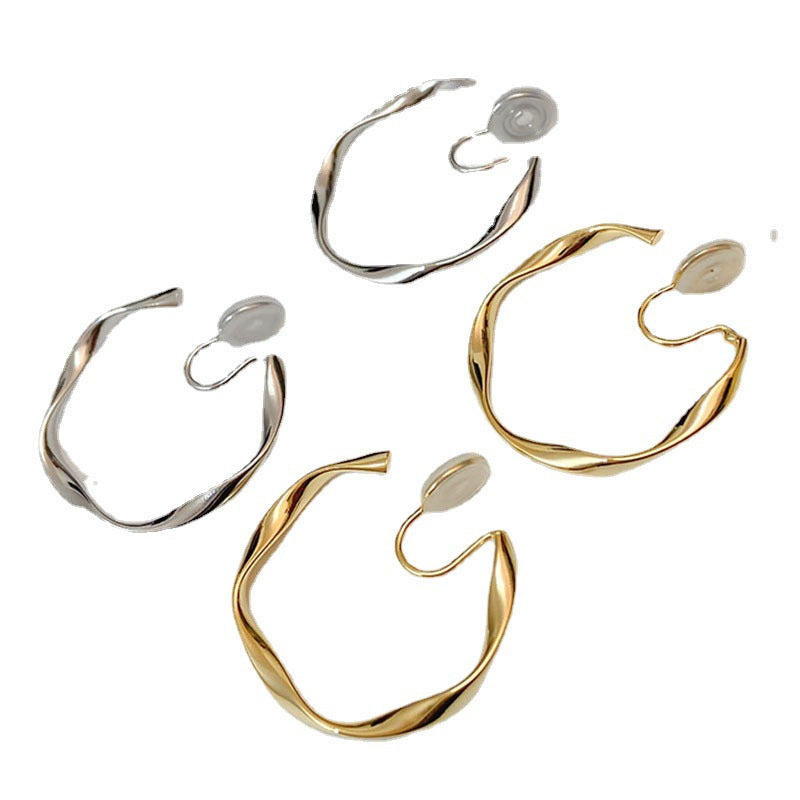 Wholesale Silver Needle Retro Geometric Metal Pattern Incense Disc Earrings Exaggerated Earrings Vintage Earrings Statemente Earrings ACC-ES-DangKa005