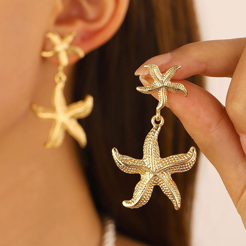 Wholesale  retro  marine stainless steel earrings