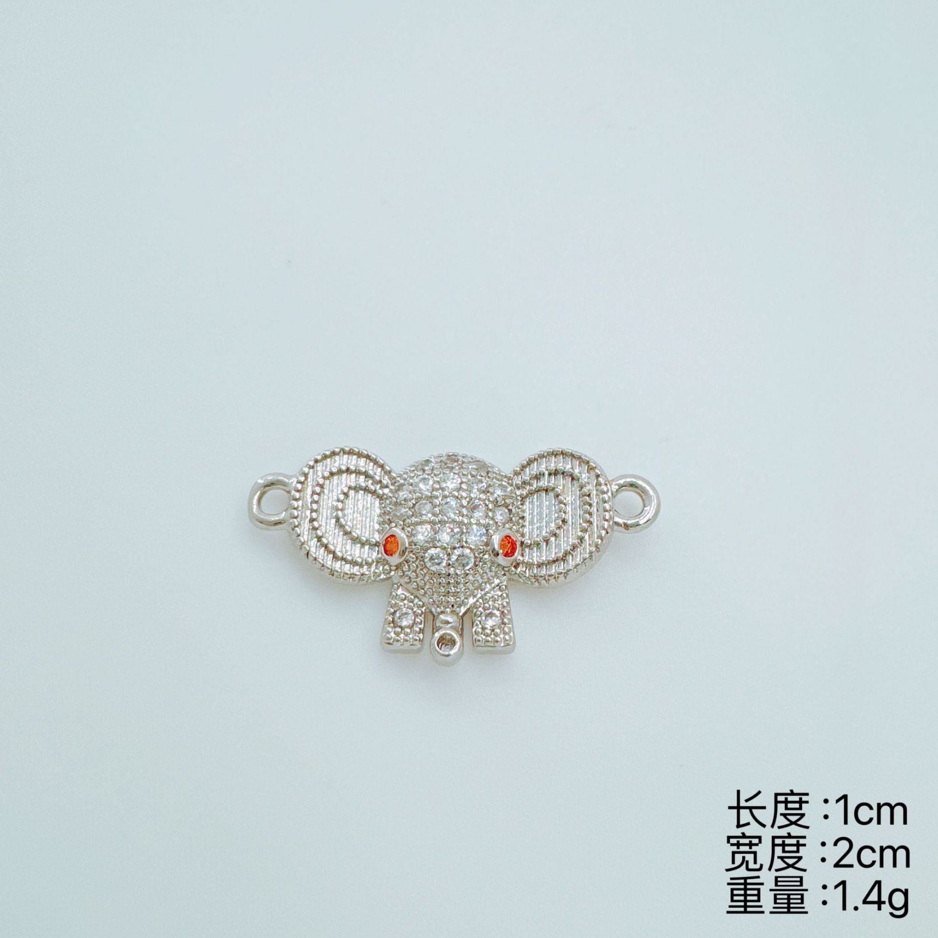 Wholesale Copper Electroplated Simple Elephant Pendant Necklace Fashion Jewelry Accessory