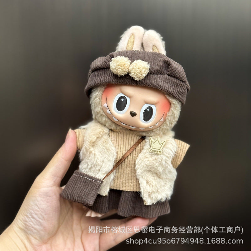 Wholesale Cute cartoon doll clothes set toy