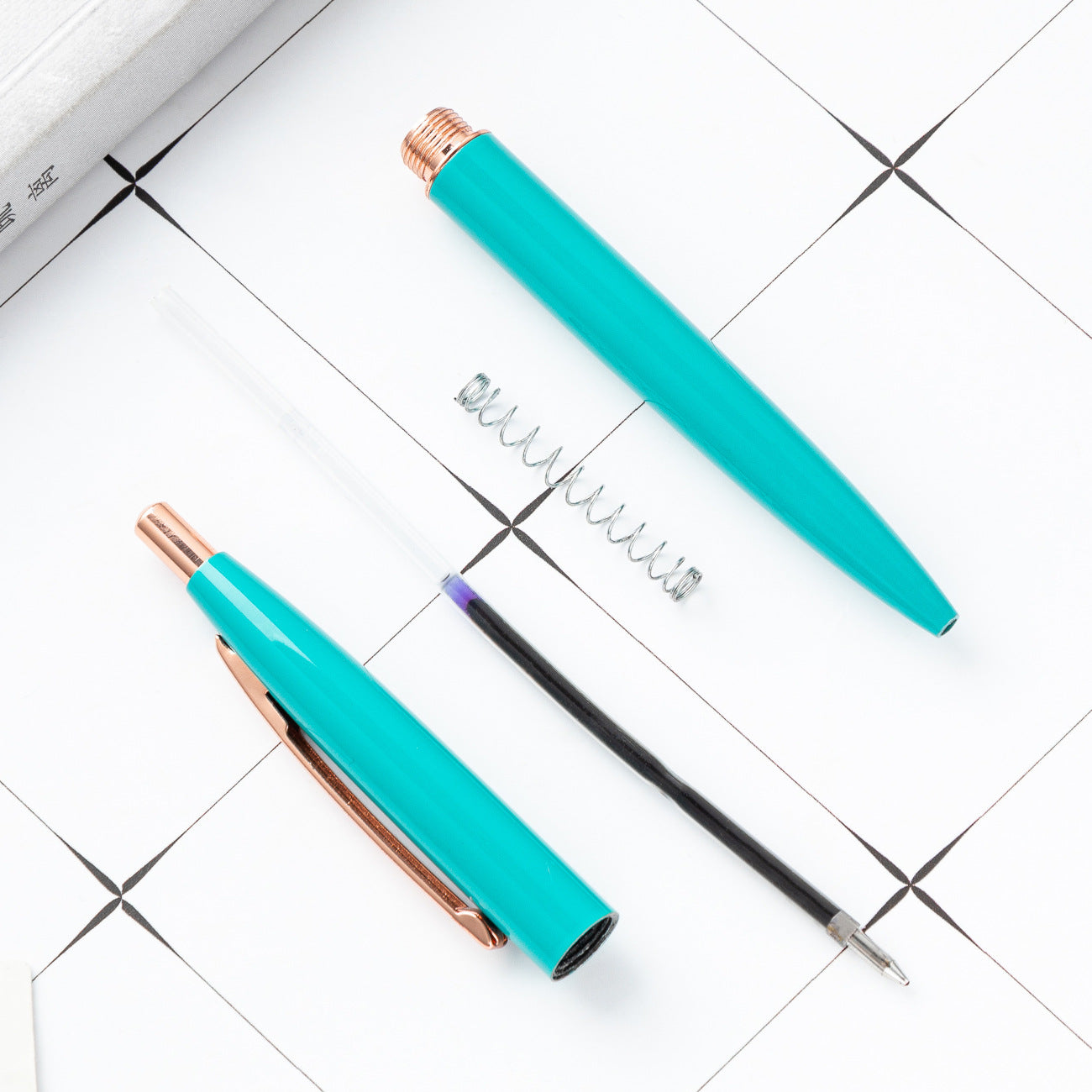 Wholesale Press Ballpoint Pen Multi-color Aluminum Rod Ballpoint Pen ACC-PN-HuaH040