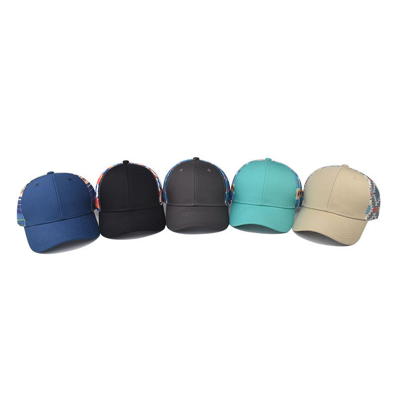 Wholesale Gradient color baseball cap with hard lining hat