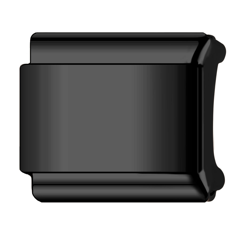 Wholesale Italian Charm Bracelet 9mm DIY Splicing Black Cartoon Pattern Pendant Stainless Steel Composable Bracelet