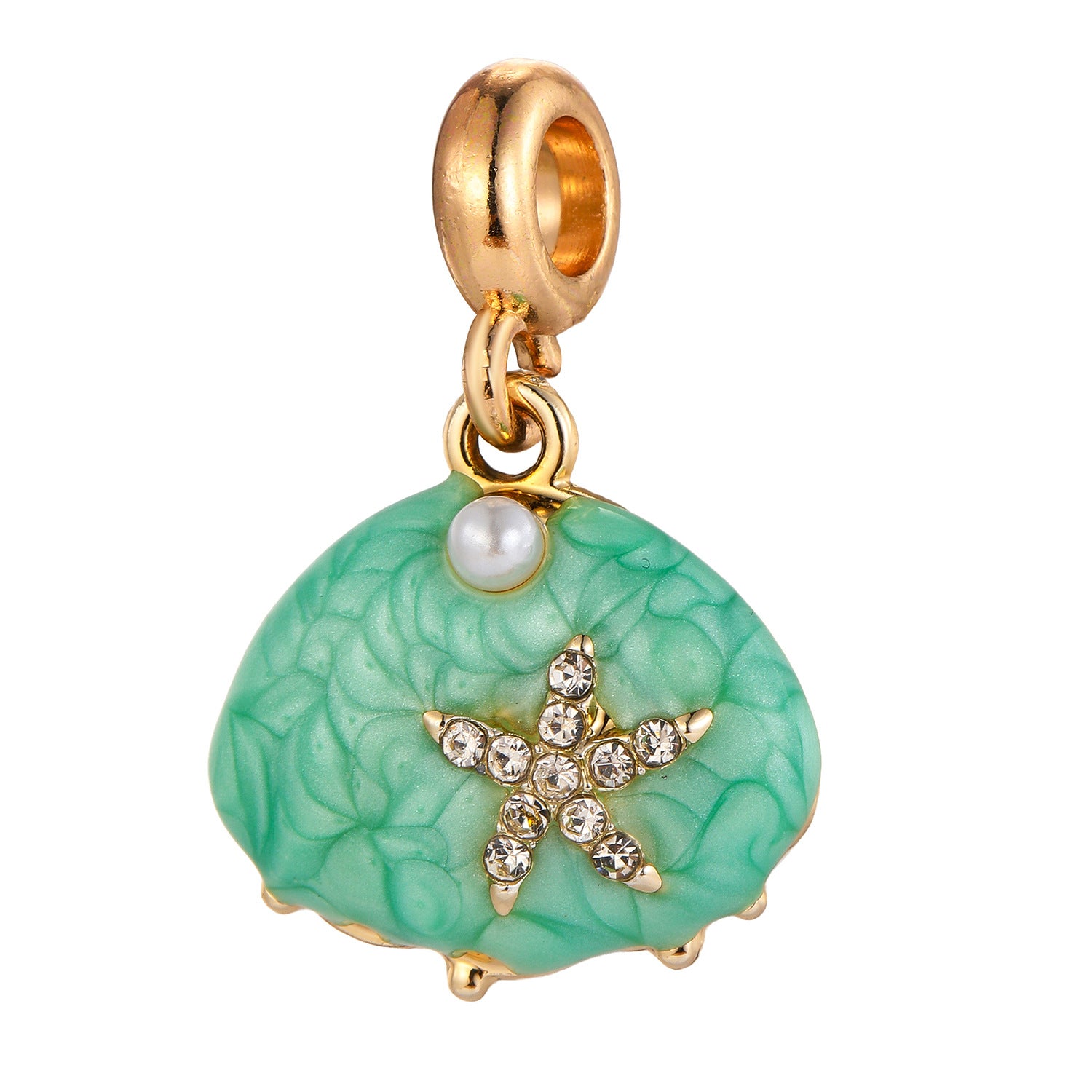 Wholesale 5PCS Summer Ocean Theme Colorful Seashell Starfish DIY charms