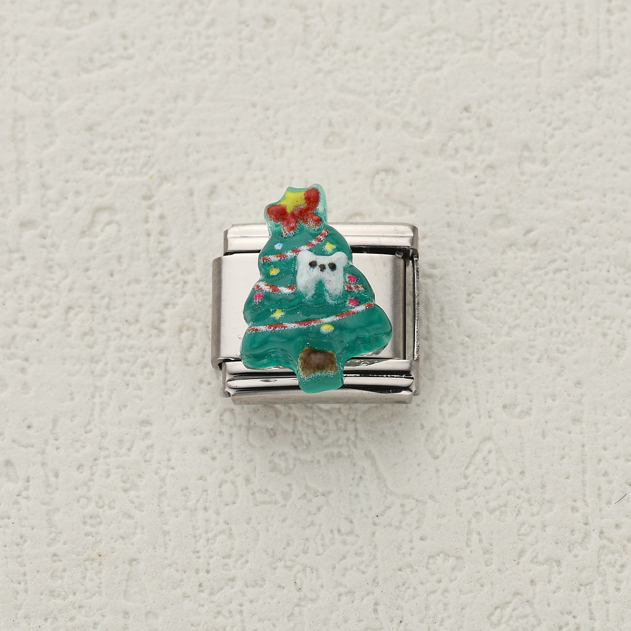 Wholesale 10pcs Italian Charm Bracelet 9mm DIY Splicing Christmas Collection Stainless Steel Composable Bracelet