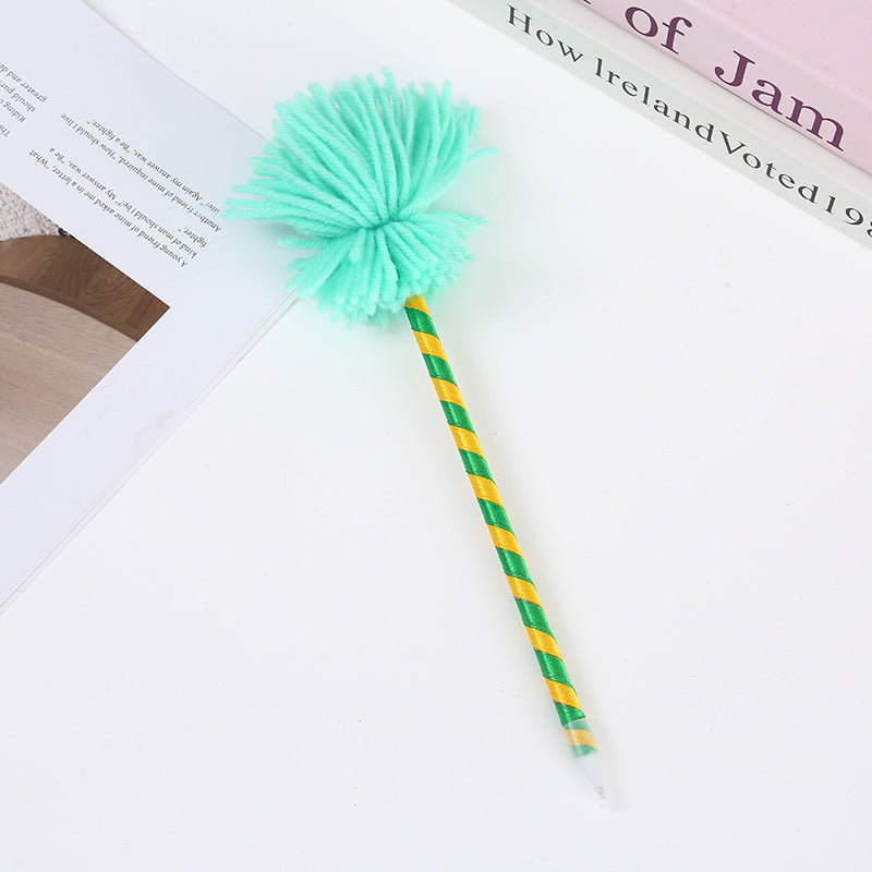 Wholesale Creative Brushed Ball Decompression Pen