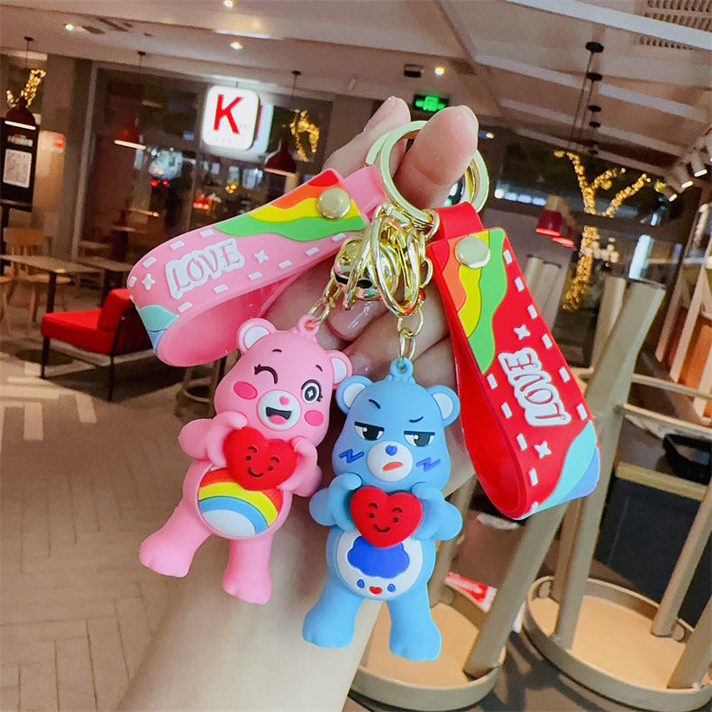 Wholesale Cartoon PVC Soft Glue Cute Keychain ACCVIP-KC-YueWei004