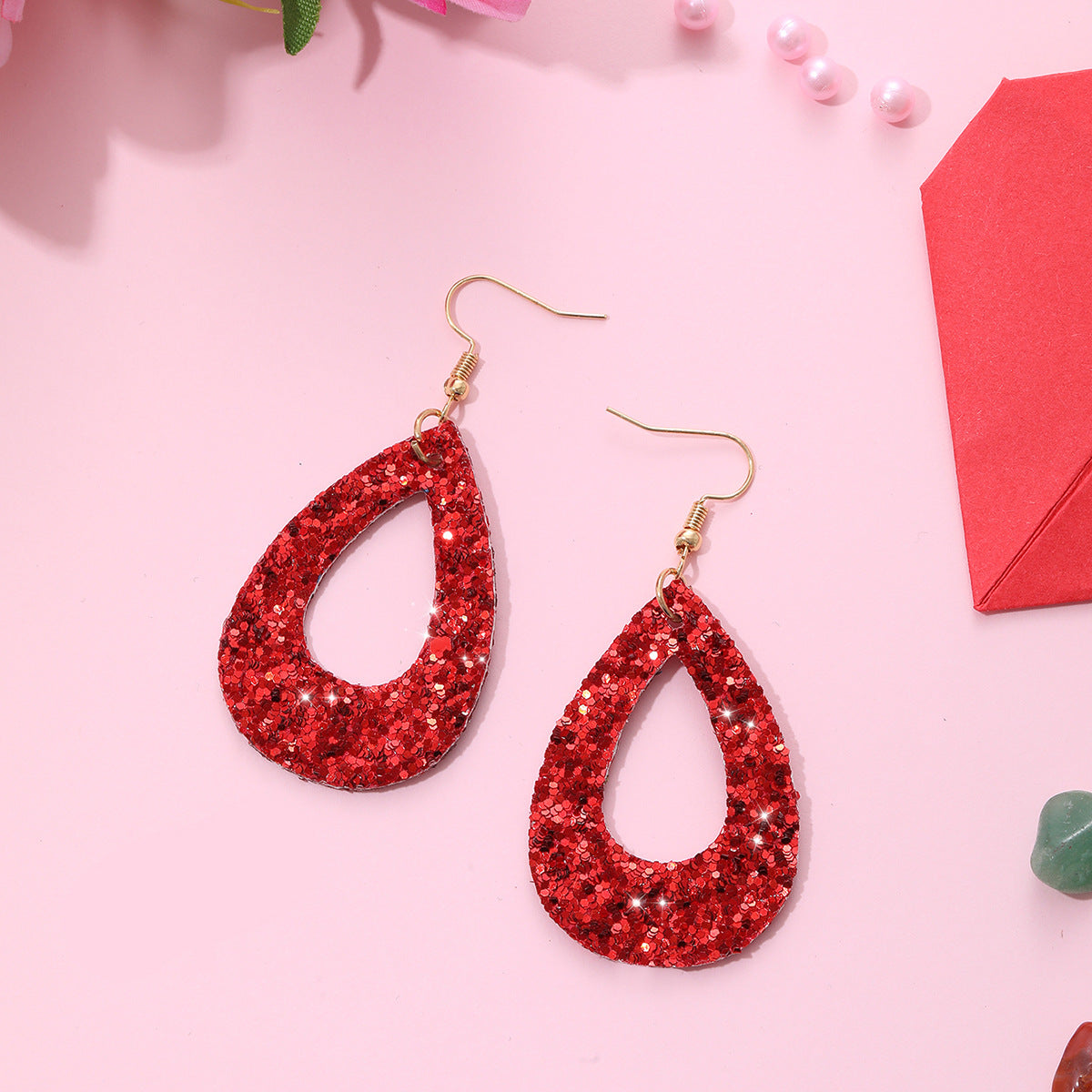 Wholesale Valentine's Day variety of hot new earrings Bohemian style wine glass earrings