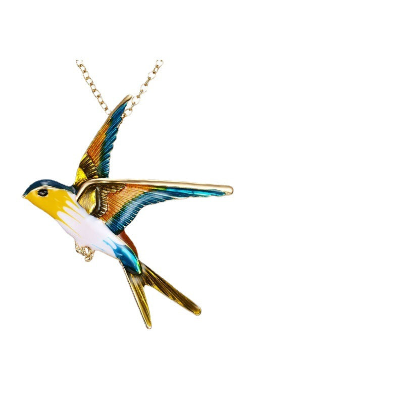 Wholesale Animal Necklace Sweater Chain Dual Purpose Accessories Long Necklace ACC-NE-Bayue002