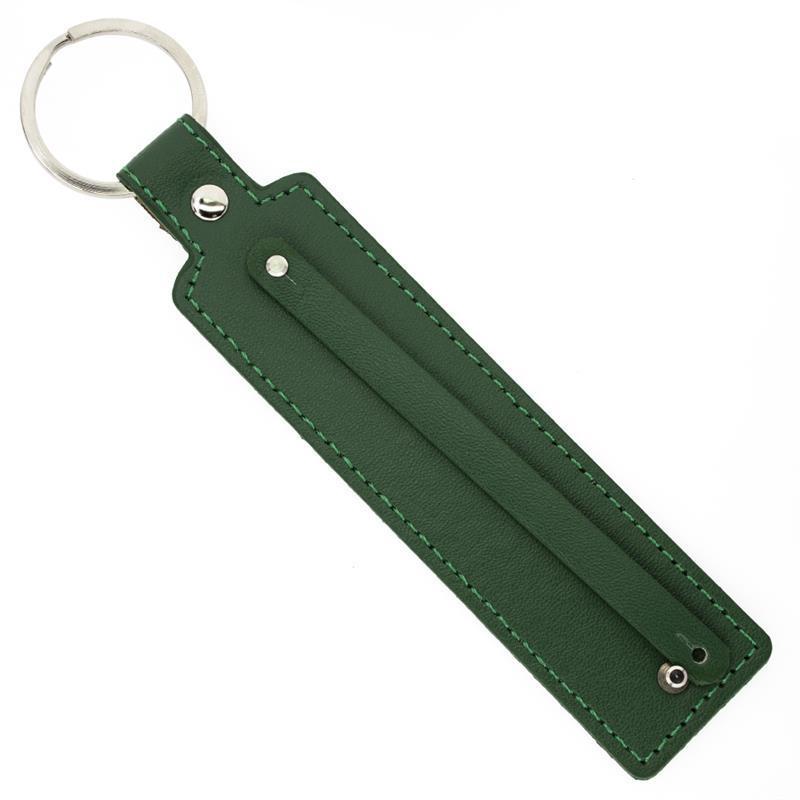 Wholesale Leather 8mm  Alloy Pendant DIY  Keychains
