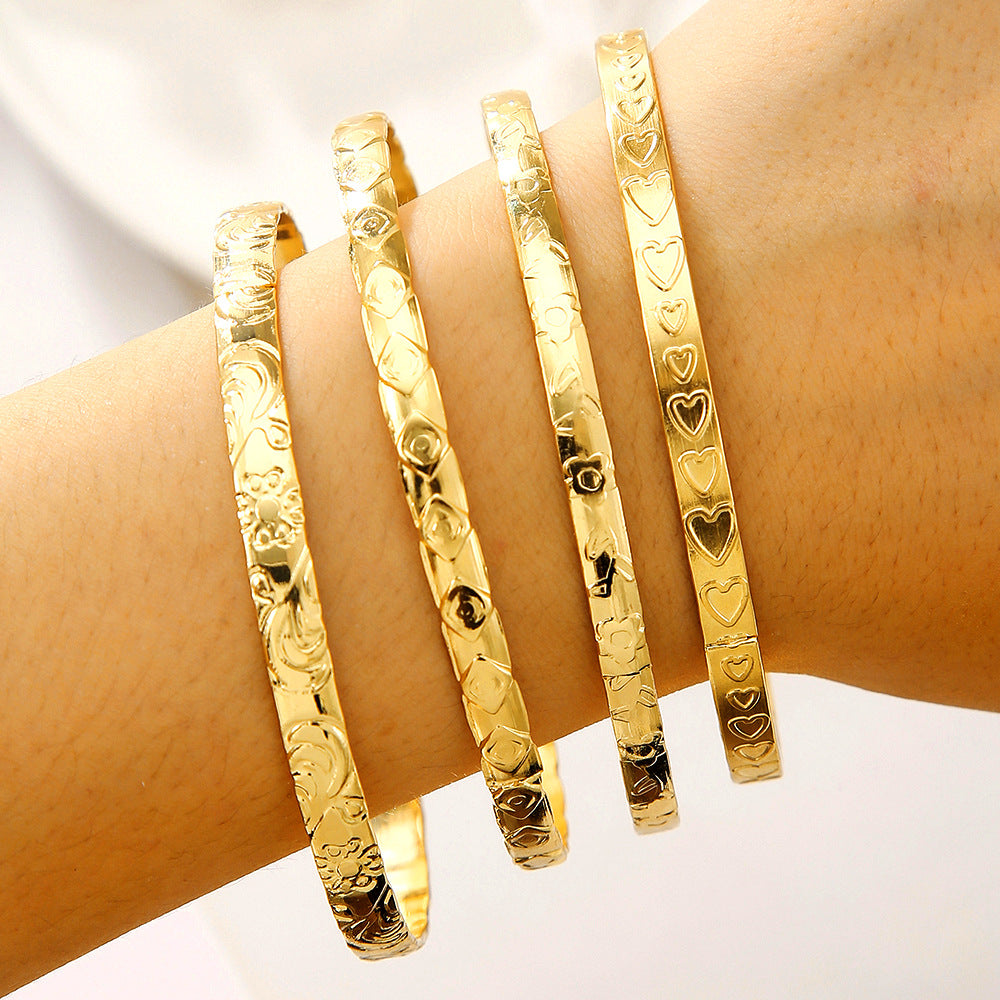 Wholesale Set of 12 Bracelets Set Cross-Border Jewelry Bohemian Style Multi-Layer Alloy Bracelets