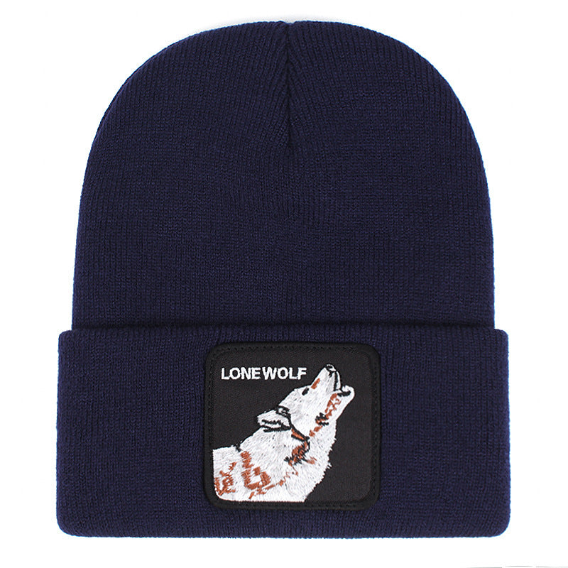 Wholesale Winter Animal Cartoon Knitted Wool Pullover Hat Beanie ACC-HT-JingKun005