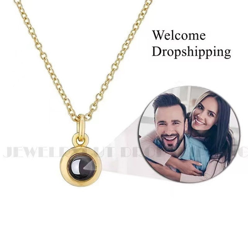 Wholesale 100 Languages I Love You Projection Necklace ACC-NE-Shiyu009