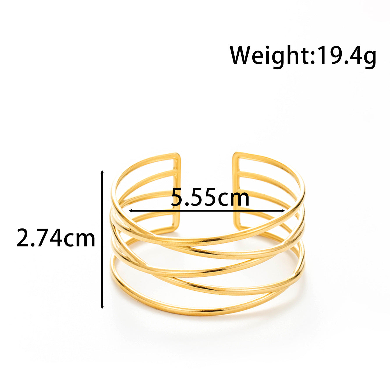 Wholesale   titanium starfish love line  opening adjustable bracelet