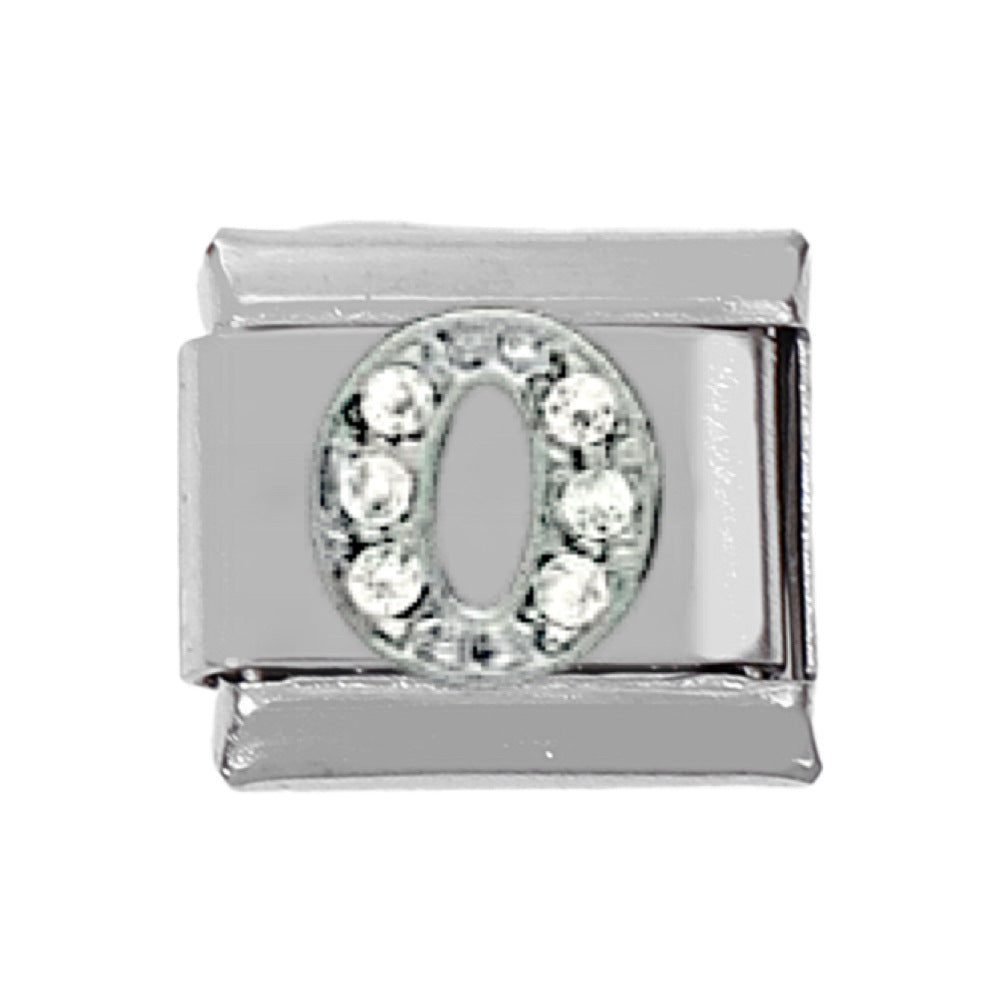 Wholesale 5pcs Italian Charm Bracelet Charm Module Stainless Steel Letter Bracelet 9mm DIY Pattern Free Stitching Detachable Composable Bracelet ACC-BT-DaLiang022