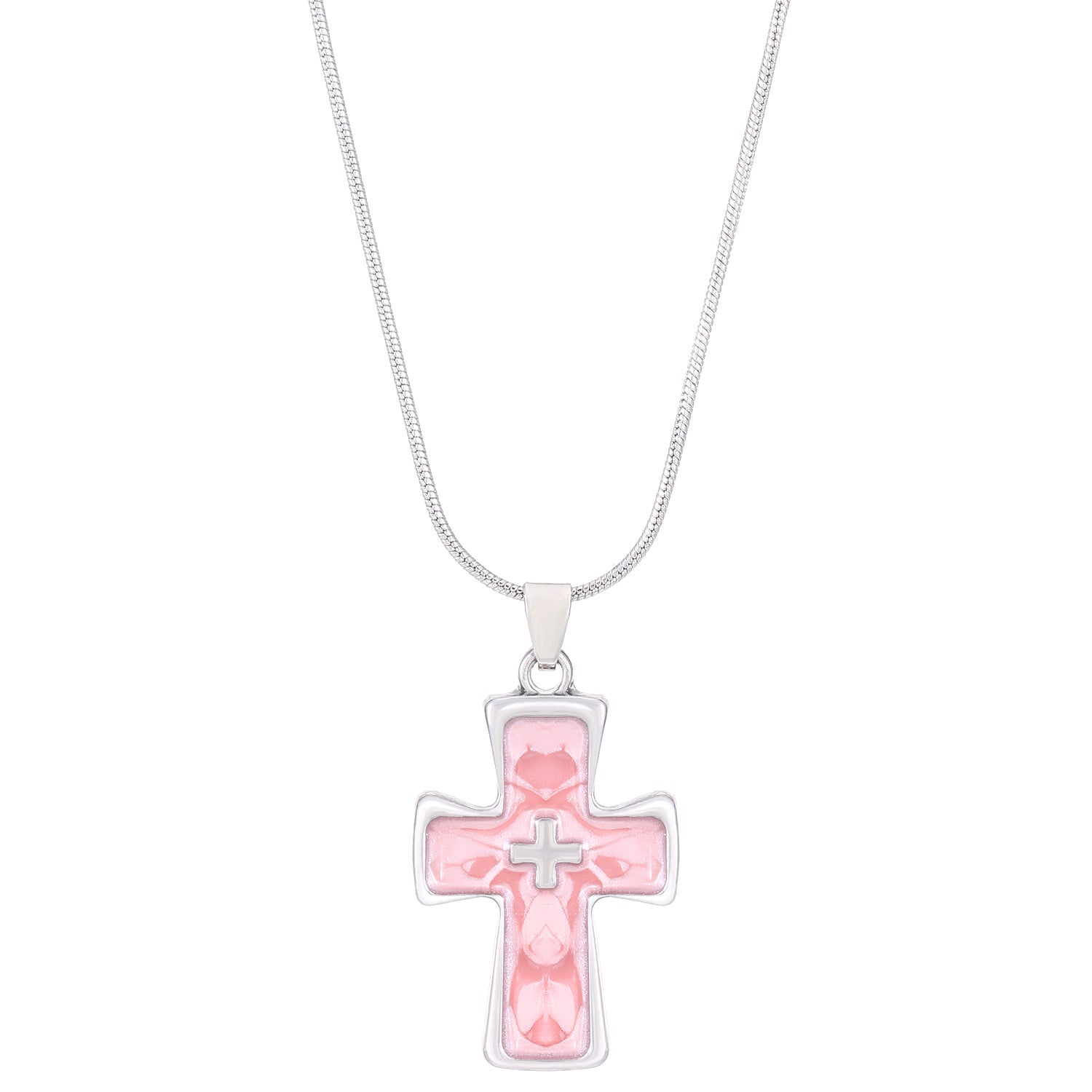 Wholesale  Cross Pendant Necklace  Light Luxury Snake Bone Chain Clavicle