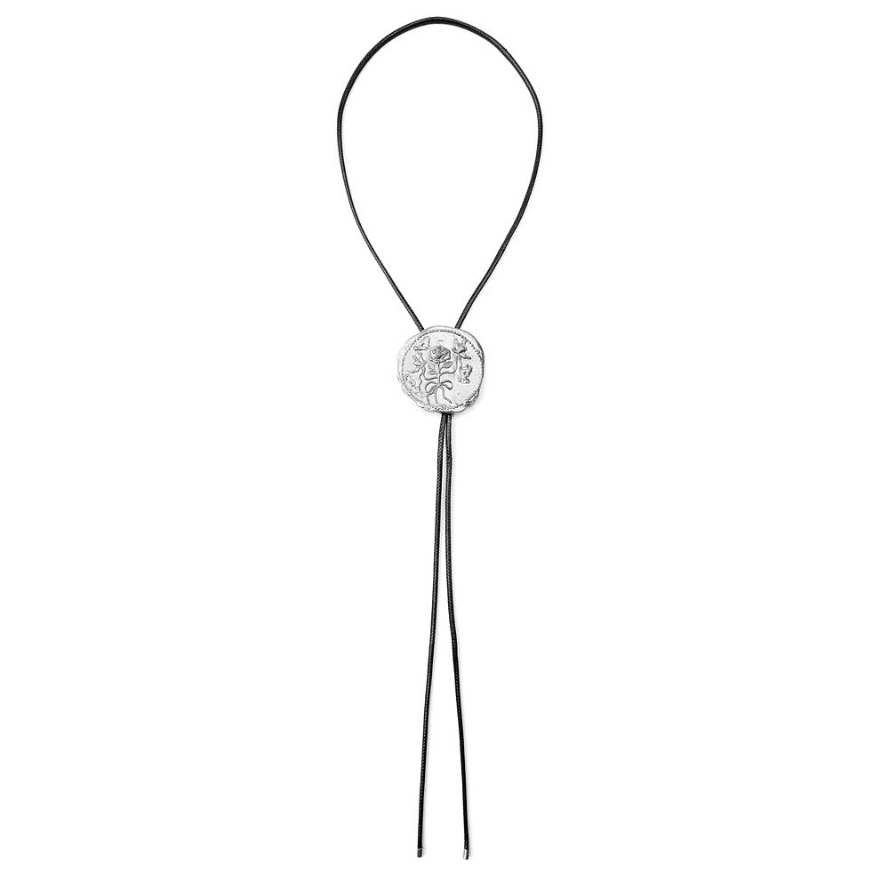 Wholesale  Western Denim Wind Bump Rose Necklace