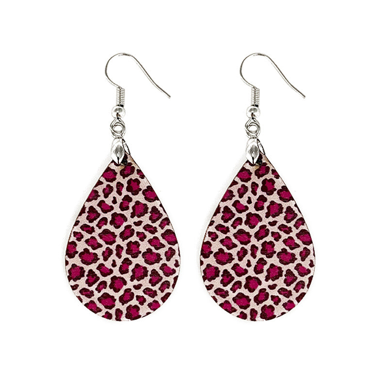 Wholesale Waves Wooden Earrings
