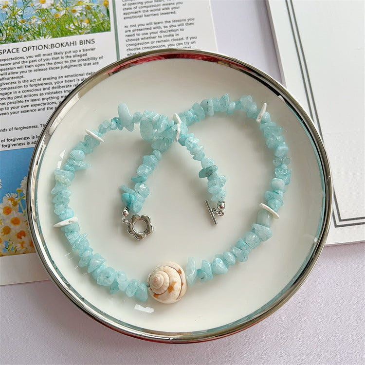 Wholesale  Natural Stone Shell Necklace