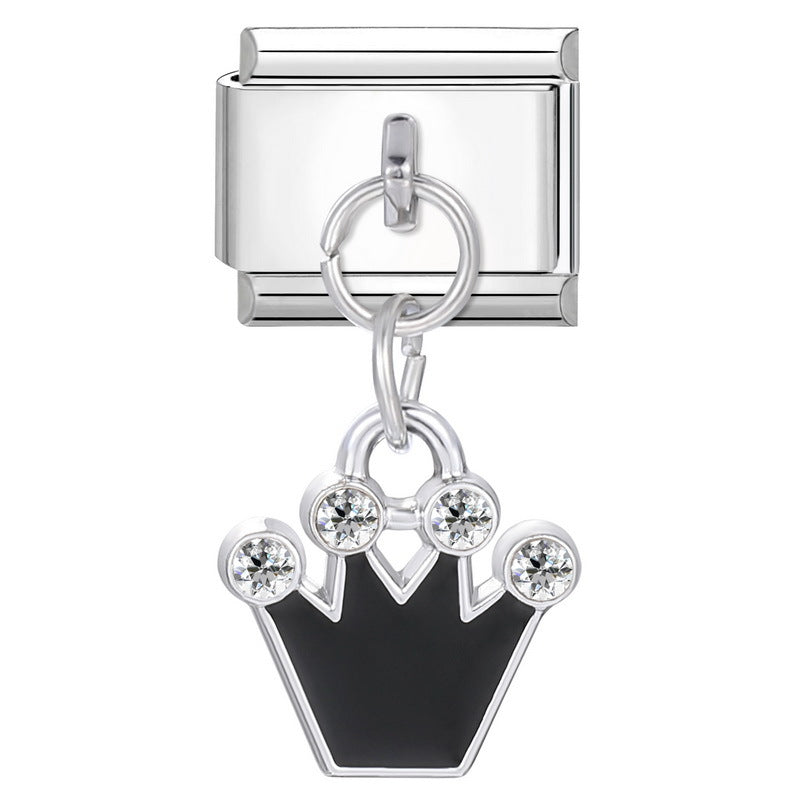 Wholesale Italian Beaded Bracelet 9mm DIY Splicing Removable Stainless Steel Combinable Bracelet